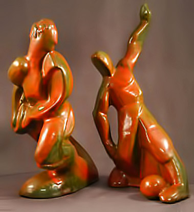 futurist-sculptures-giuseppe-mazzotti-379x416 Giuseppe Mazzotti Italian Futurist sport figures Action sporting sculptures
