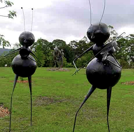 Galeria-Aniela-Sculpture-Park-NSW-Australia--- Contemporary sculpture musicians Galeria-Aniela-Sculpture-Park