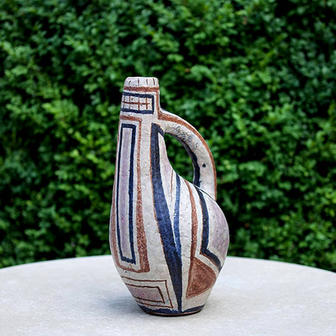 German-Art-Pottery-Ceramic-Pitcher-by-Roman-Elsold,- German-Art-Pottery-Ceramic-Pitcher-by-Roman-Elsold,-1958-Modern-Design-Connection
