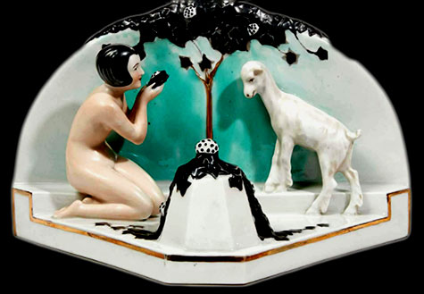 Girl-with-the-kid.-Circa-1925-1935-perfume-lamp Naked lady with lamb perfume lamp