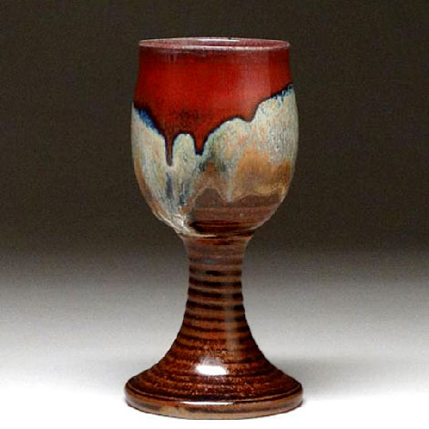Goblet_Autumn_Wine-Goblet--Mangum-Pottery Autumn Wine Goblet--Mangum Pottery