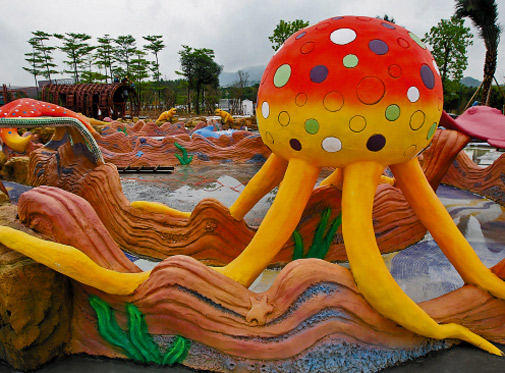 marine-life-park-sculpture-China Guangzhou-Children's-marine-life-park-sculpture