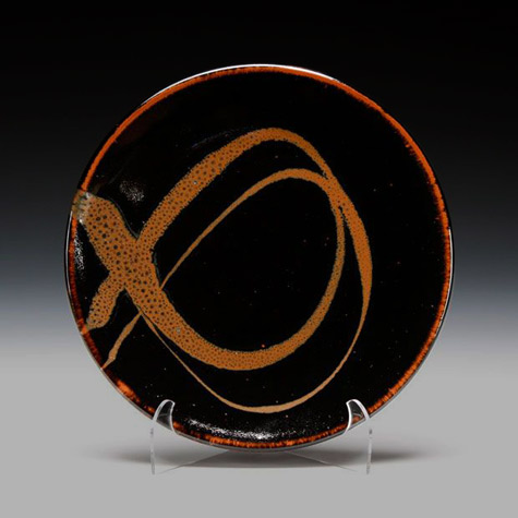 Guillermo-Cuella-contemporary-plate Guillermo-Cuellar-dinner plate - Schaller Gallery