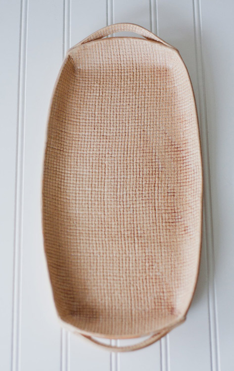 Fringeand Fettle-appetizer-palet Handmade-Pottery-Tray---Burlap-Brown---Ceramic-Appetizer-Plate---Serving-Tray by Fringeand Fettle