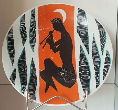 Handpainted-Polish-MCM-porcelain-plate Handpainted-Polish-MCM-porcelain-plate