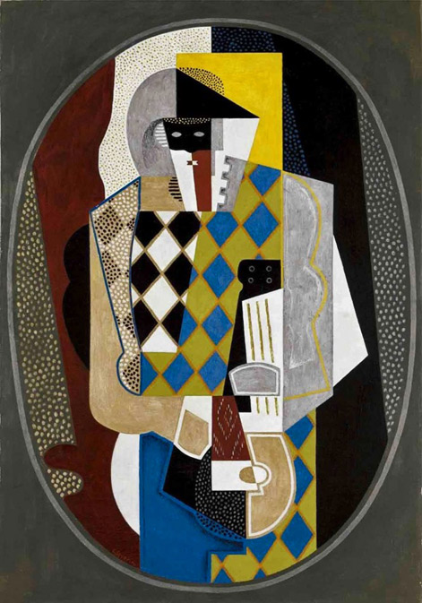 gino-severini-futurist-art-471x673 Gino Severini - Harlequin-and-the-Mandolin,-1919,-oil-on-canvas,-private-collection