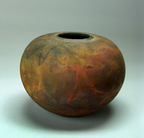 Harvey Sadow Raku-Vessel,-1980
