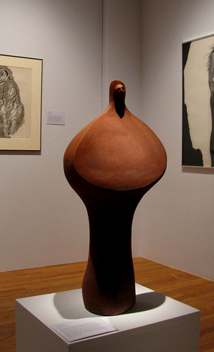 Mid-Century-Modern--Cloaked-Figure-by-Claude-Horan Hawaii-Mid-Century-Modern--Cloak Figure-by-Claude-Horan