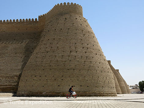 Massive-fortress-called-the-Ark-is-perhaps-the-oldest-building-in-Bukhara Massive-fortress-called-the-Ark-is-perhaps-the-oldest-building-in-Bukhara