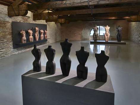 Hirst's-'Five-Grecian-Nudes',-'Five-Antique-Torsos',-and-'Grecian-Nude-(three-versions)' Hirst's 'Five Grecian Nudes', 'Five Antique Torsos', and 'Grecian Nude (three versions)'. (Photographed by Prudence Cuming Associates