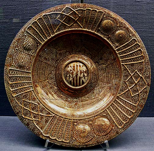 Hispano-Moresque-ware---- Hispano-Moresque-ceramic lustre ware----