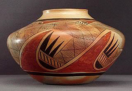 Hopi-pottery Hopi seed pot