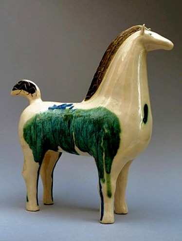 Jenny-Southam-horse-figurine Ceramic horse figurine by Jenny Southam