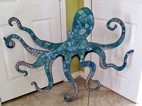 LucyDesignsonline-mosiac-octopus Huge-4ft-Mosaic-Octopus-Mosaic-Wall-Art-with-by-LucyDesignsonline