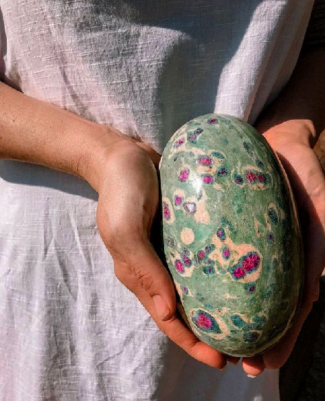 huge-Ruby-Fuchsite-piece--- Large Ruby Fuchsite crystal