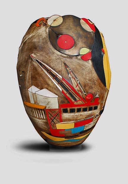 andile-dyalvane-floor-vase Imiso ceramic ovoid floor vase - andile-dyalvane