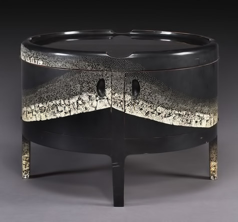 art-dec-cabinet-jean-dunand-475x444 Black lacquered cabinet with eggshell highlights $534250.
