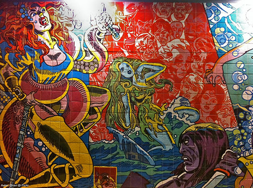 oriente-Lisbon-underground-azulejos imagem-da-gare-do-oriente-Lisbon underground azulejos - photos by Mario Rui Fernande