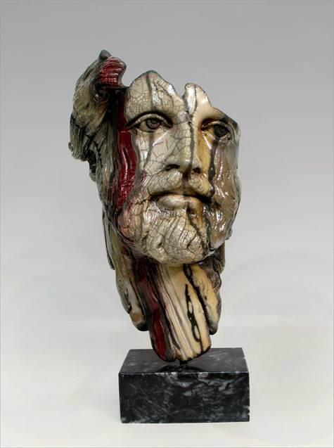 yiannis-nanouris-sculpture-raku-475x637 Greek Phillipos-raku-ceramic-sculpturePhillipos-(Greek-King-of-Macedonia) sculpted by Yiannis Nanouris