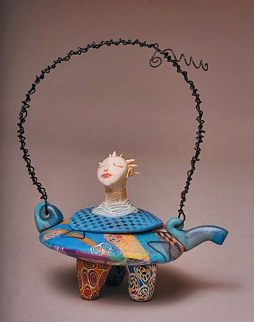 Laura-Balombini-teapot-360x457 In-Love-with-Time Laura-Balombini mixed media teapot