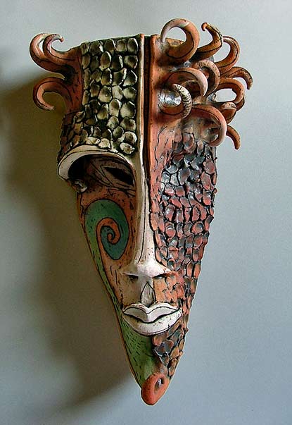 Inna-Olshansky-ceramic-wall-mask Ceramic wall mask - Inna Olshansky