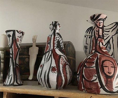 iwassylvette-on-Instagram-January-pots-lovepainting-womeninart Janurary pots Lydia Corbett