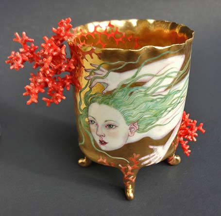 iz_small_mermaid_cup_---Irina-Zaytceva Tri footed mermaid cup_---Irina Zaytceva