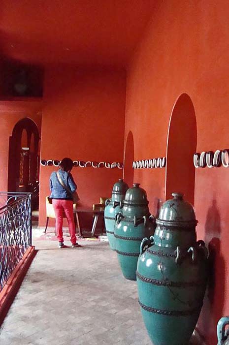 Jade-green-moroccan-jars jade green Moroccan storage jars