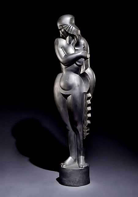 Jan-et-Joël-Martel-(1896-1966)--NU,-VERS-1930 Jan-et-Joël-Martel-Art deco sculpture female figurine