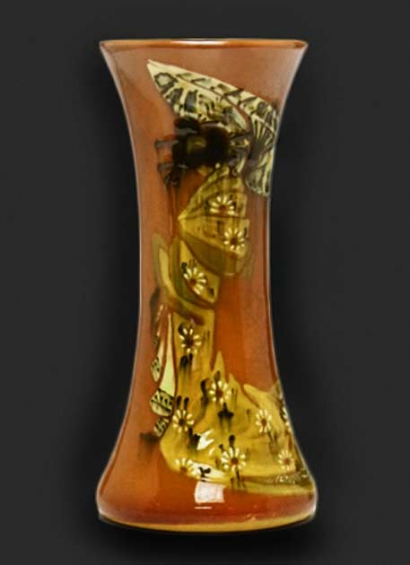 Weller-Frederick-Hurten-Rhead-geisha-vase Jap-Birdimal-vase-by-Weller-Pottery by Frederick Hurten Rhead