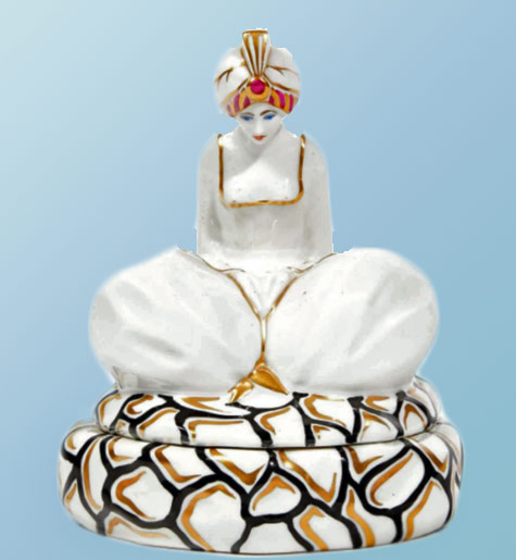 JB-France.-Hindu-princess JB France.-Hindu princess porcelain figurine