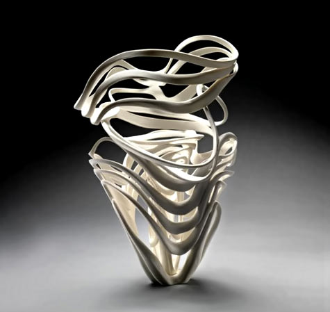 pottery-art-Jennifer-McCurdy Jennifer McCurdy white ceramic sculpture