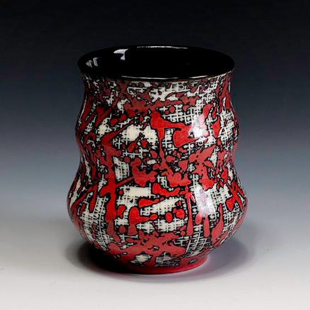 Jim-Gottuso,-Water-Etched-Cup,-water-etching,-In-Tandem-Gallery Jim-Gottuso,-Water-Etched-Cup,