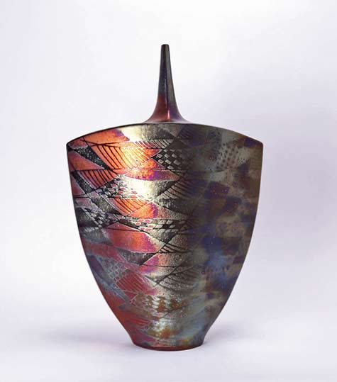 Joan-Carrillo-contemporary--vase Joan-Carrillo contemporary ceramic bottle