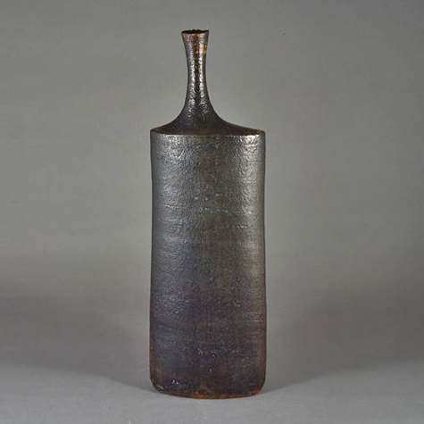 joanna-constantinidis-ceramic-bottle JOANNA-CONSTANTINIDIS-(British,-1927-2000)-AR-Early-Bottle-Form,-circa-1970