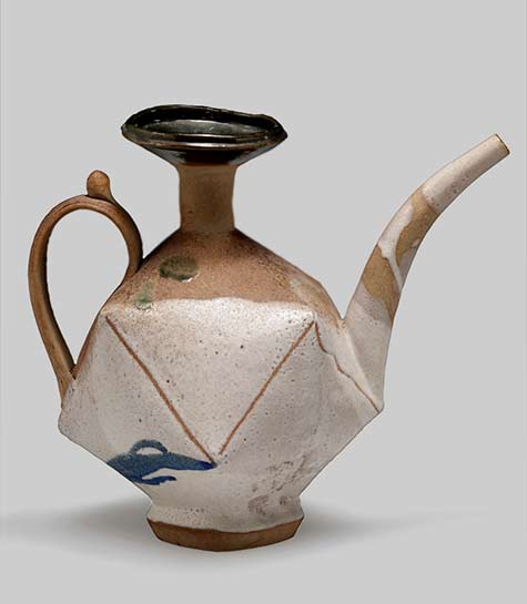 John Gill ewer-1983-stoneware-12-x-13-x-9-5-in-photo-brian-oglesbee