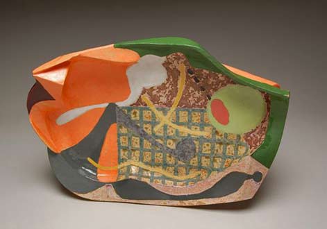 John Gill-ceramic sculptured platter