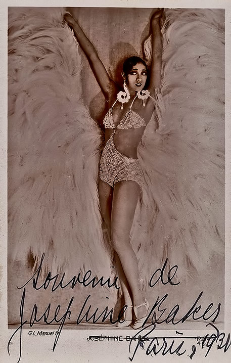 Josephine-Baker-Paris-1931 Josephine-Baker-Paris-1931 signed postcard
