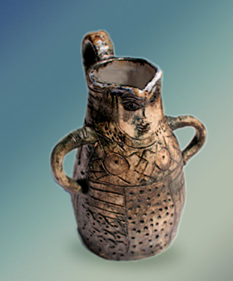 -Jug-Lady,-2014-sgrafitto-stoneware-cobalt-blue-h