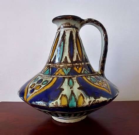 Jug-Vase-Nabeul-Tunisia Vintage Jug-Vase-Nabeul-Tunisia
