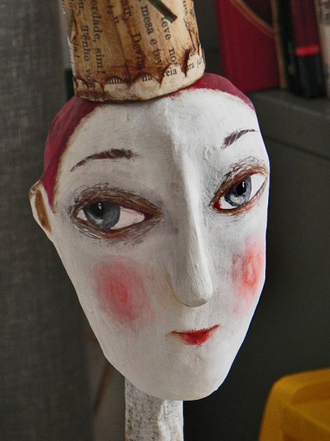 princess-headshot-juliana-bollini Julliana-Bollini...beautiful-mixed-media-sculptures..Modigliani-meets-tim-burton.-Love!
