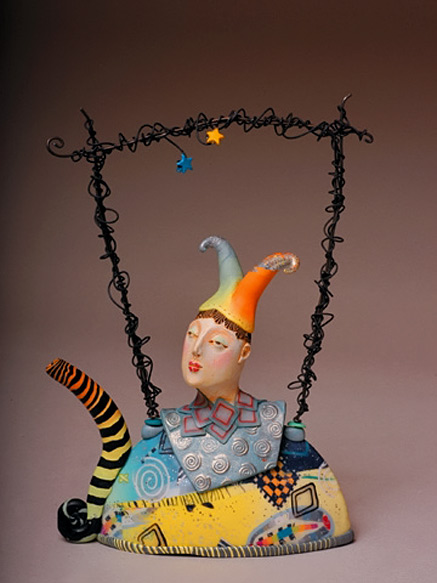 laura-balombini-ceramic-and-wire-teapot-437x583 Just-Tea teapot by Laura Balombini