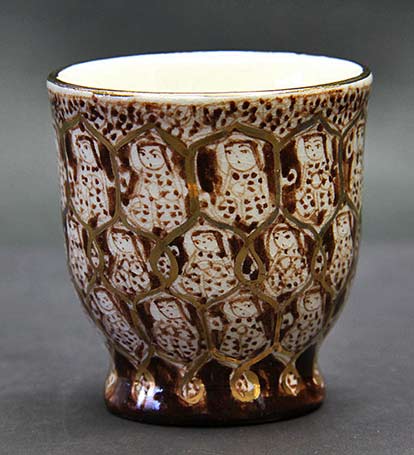 Kanesu-Iron-painting-Persian-Shizza-cup-Masutaka Kanesu Iron painting Persian Shizza cup -- Masutaka