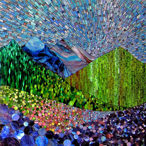 Kasia-Polkowska-mosaic Kasia-Polkowska-Spring In The Mountains
