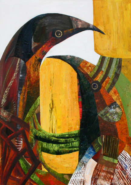 kate-elsey-painting-432x613 kate_elsey_banksiabird_oil_on_linen_two abstract birds