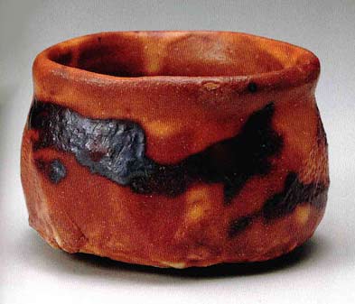 Kato-Tokuro-Crimson-Shino-Tea-Bowl Kato-Tokuro---Akane-Shino-Chawan-(茜志野茶碗-Crimson-Shino-Tea-Bowl-1985)