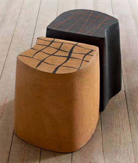 Atelier Vierkant-ceramic-furniture kbo-series - Atelier Vierkant contemporary ceramic floor seating