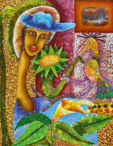 Simon-Mutiithi-Old-Time-Friend-painting Kenya_Arts_Diary_Simon-Muriithi-Old-Time-Friend Simutiithi@yahoo.com