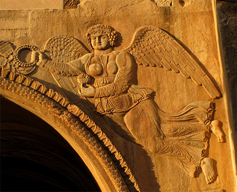 Kermanshah-city,-angel Archway angel - Kermanshah city,-Taq e Bostanf-Persia