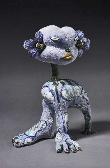 Kitty---ceramic-&-resin---Jenny-Orchard Kitty---ceramic-&-resin---Jenny-Orchard - mutation sculpture